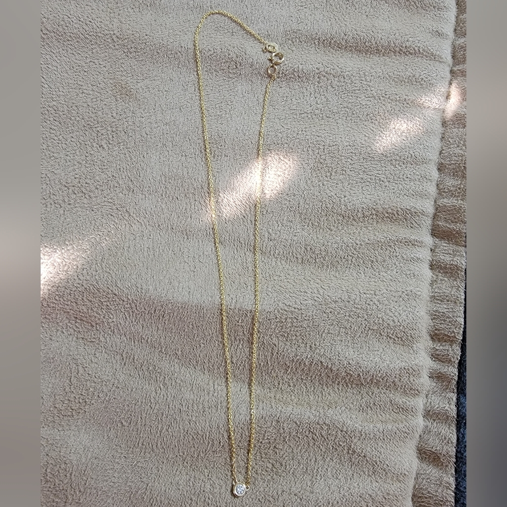 Tiny Diamond Necklace